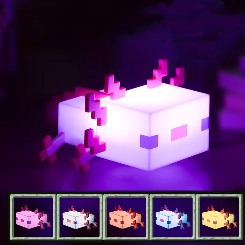Minecraft Axolotl Night Light🦎