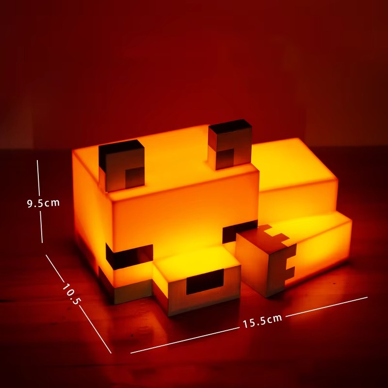 Minecraft Baby Fox Lamp